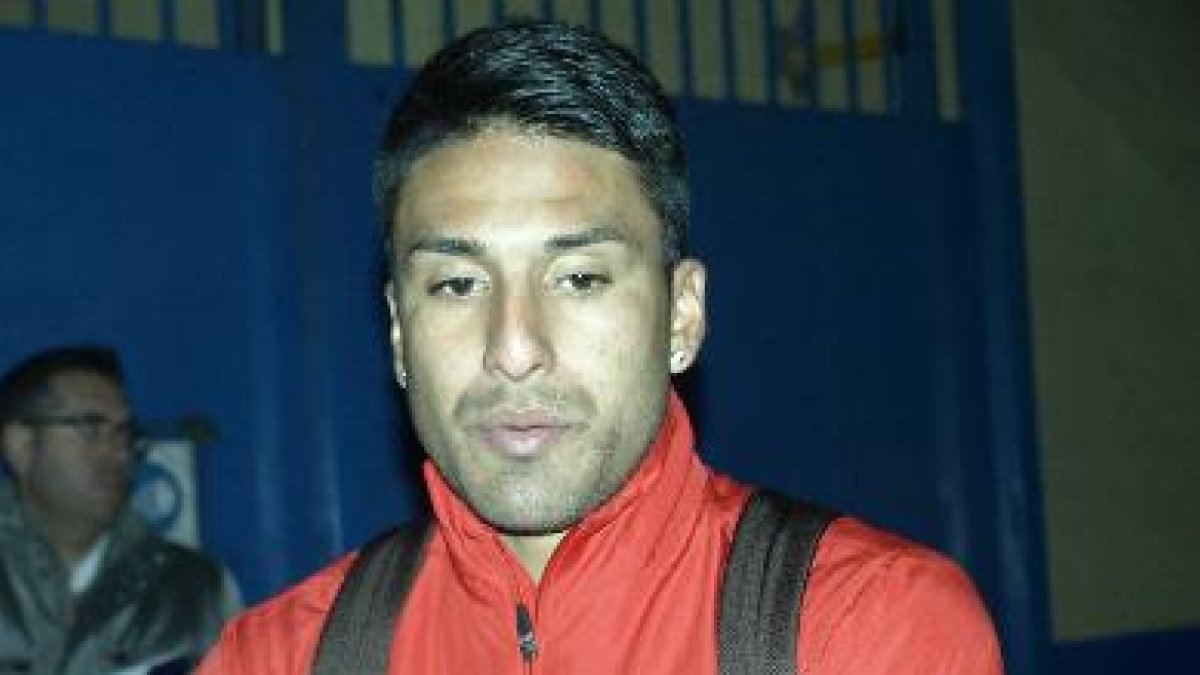 Mauro Dos Santos, en la zona mixta del Calderón.