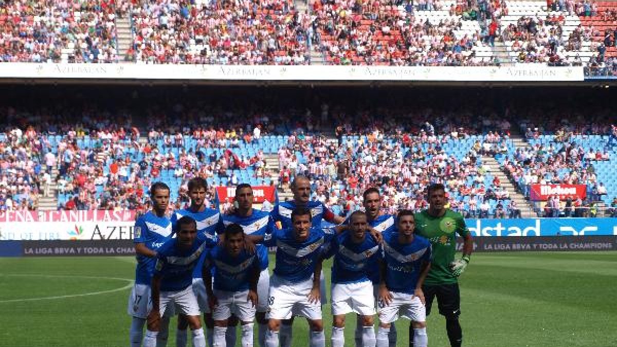 El once del Almería la pasada temporada.