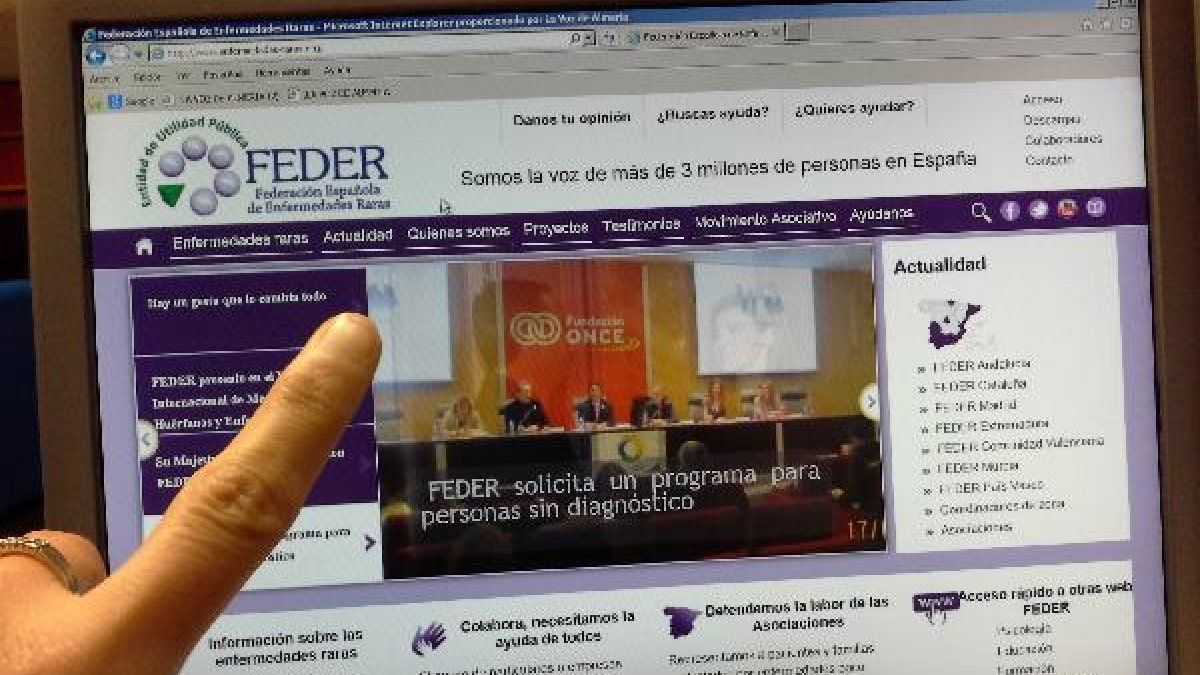 Página web de la Federación Española de Enfermedades Raras.