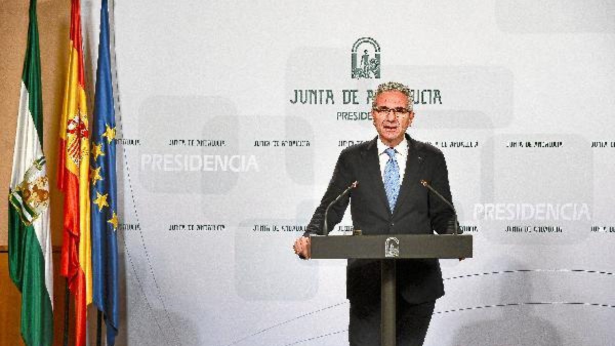 Miguel Ángel Vázquez, portavoz del Consejo de Gobierno de la Junta de Andalucía