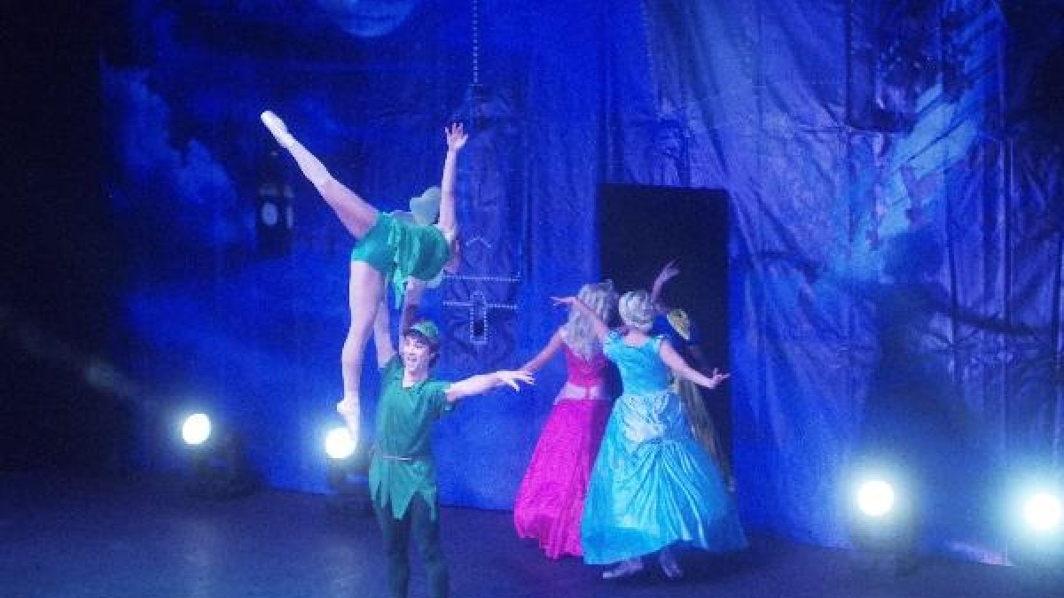 El espectáculo tuvo lugar en la mañana del domingo.