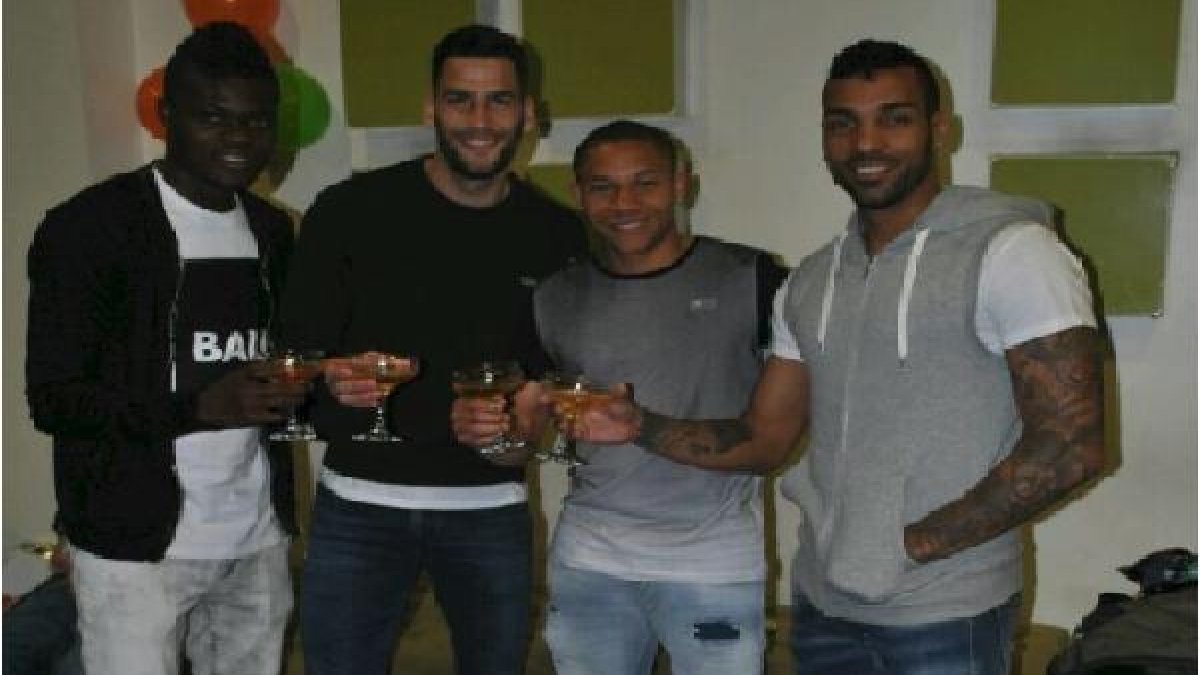 Thomas, Edgar, Wellington y Michel.