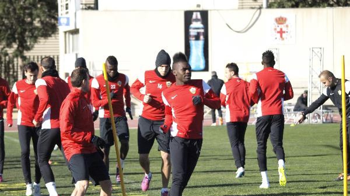 Dos días libres para la plantilla del Almería.