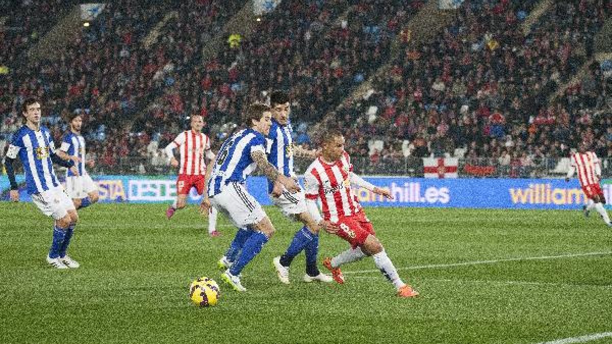 El Almería B dejó escapar dos puntos ante la Real Sociedad.