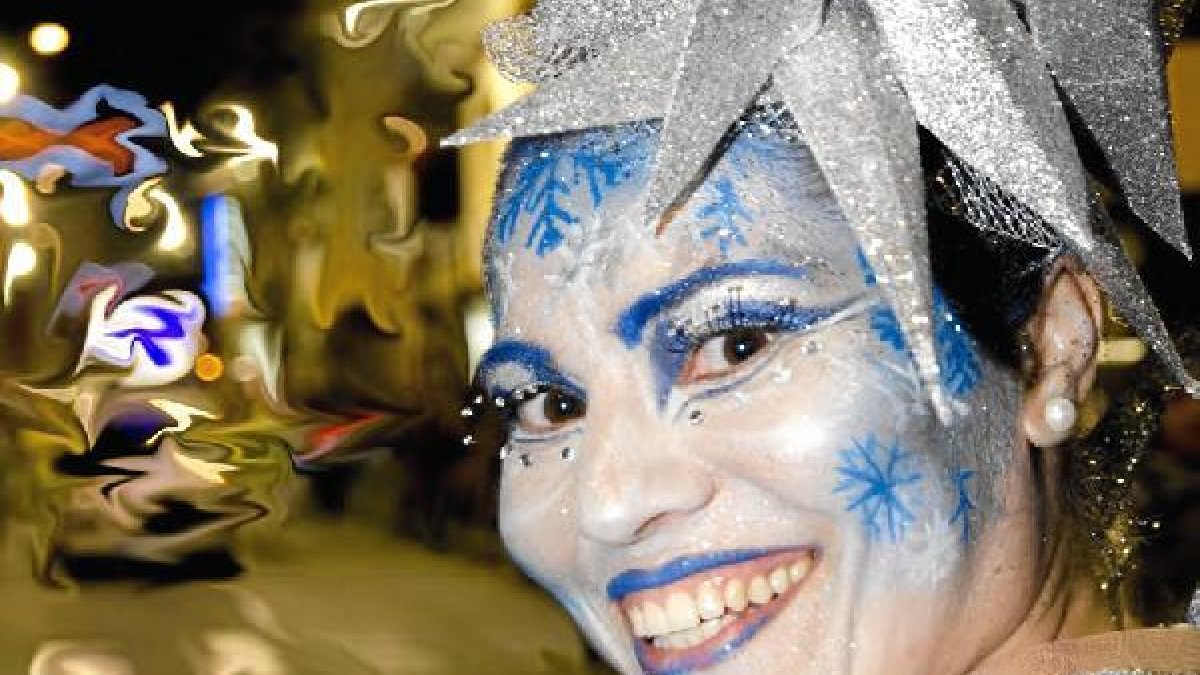 Detalle del cartel anunciador del Carnaval.