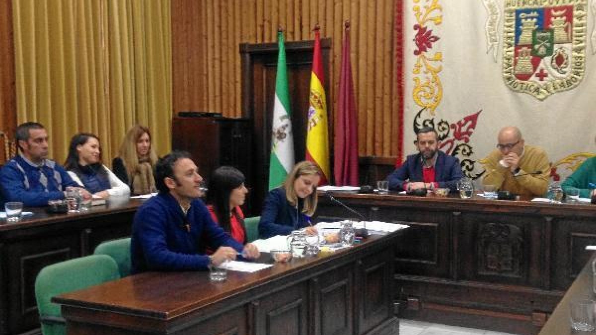 Pleno de ayer en el que se aprobó el presupuesto.