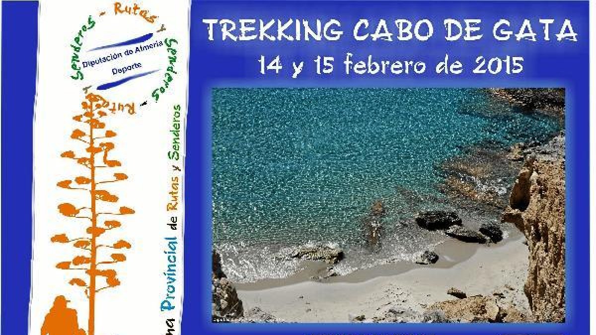 Cartel anunciador de una jornada inolvidable de senderismo.