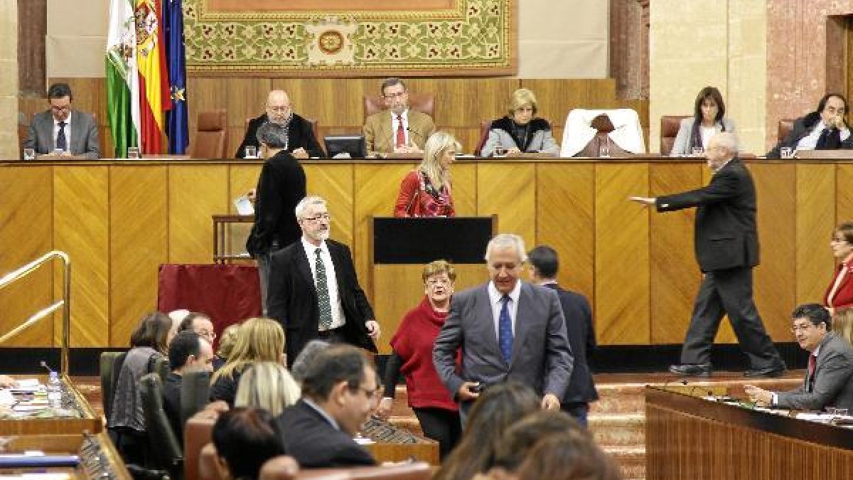 Arenas, en el último Pleno.