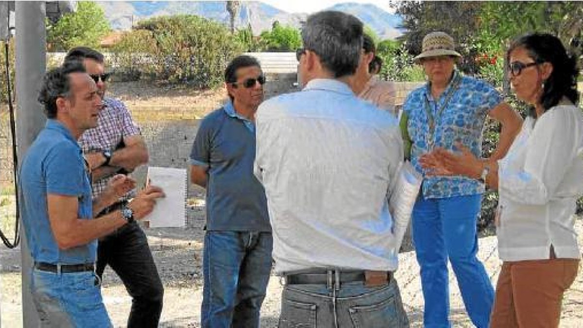 Técnicos del Ifapa que participan en el proyecto.