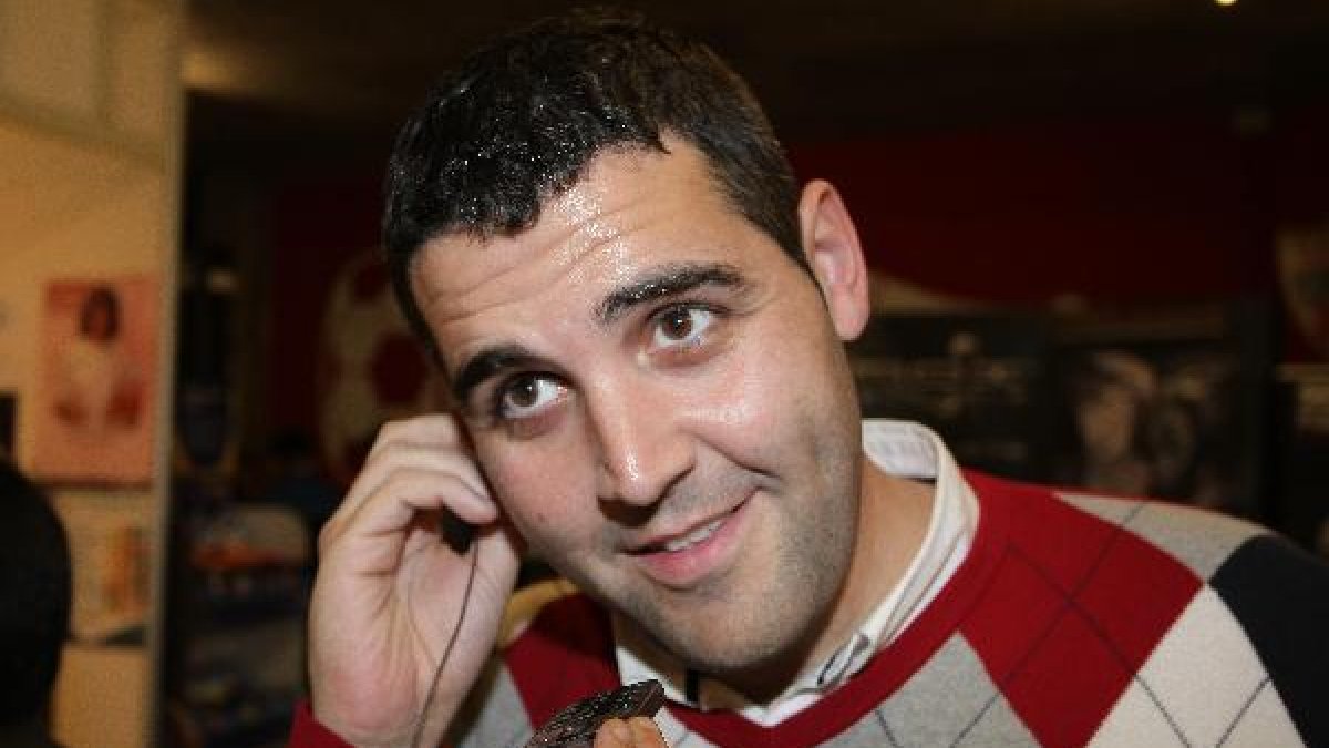 Juanjo Alonso, en el Carrusel en la pasada Feria del Corredor.