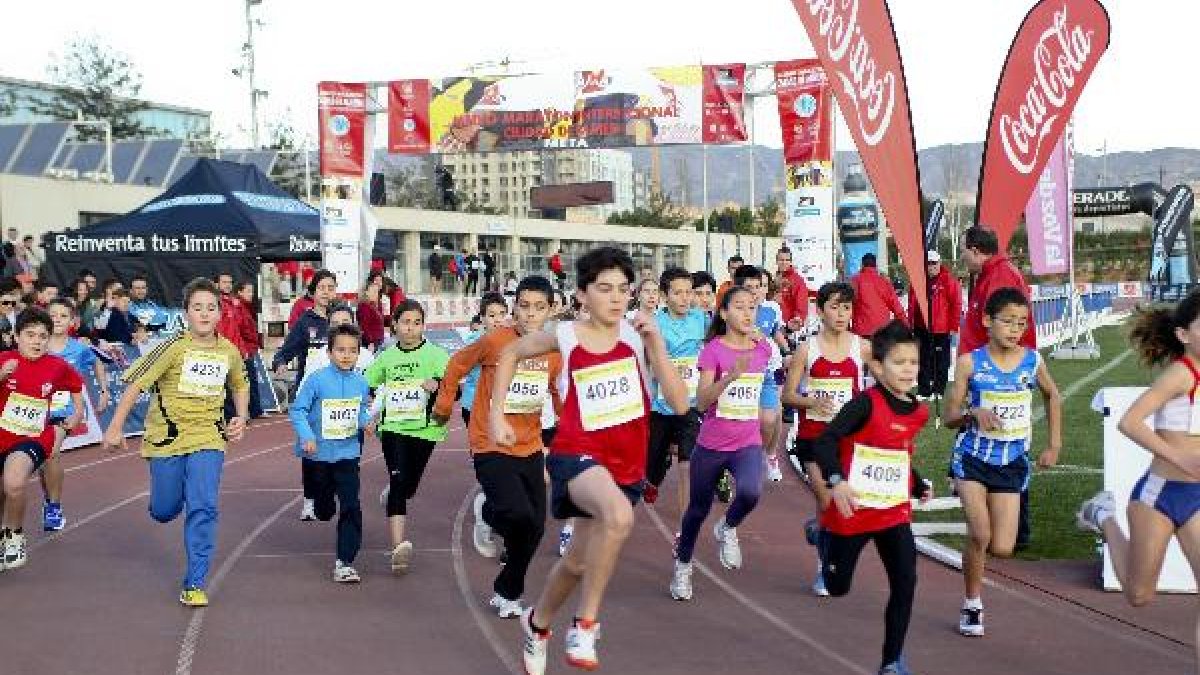 Los peques de la Media Maratón corren este sábado.