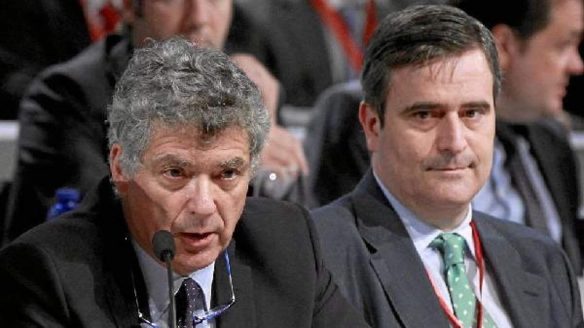 Ángel María Villar y Miguel Cardenal en otros tiempos mejores para ambos.