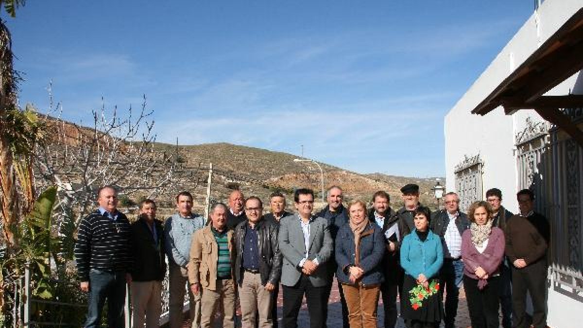 Foto de los miembros del GDR del Levante Almeriense