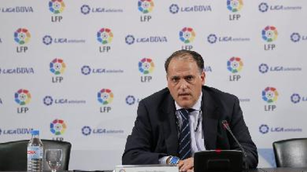 Javier Tebas, presidente de la LFP.