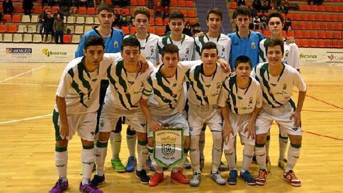 Los chicos de Andalucía antes del partido.