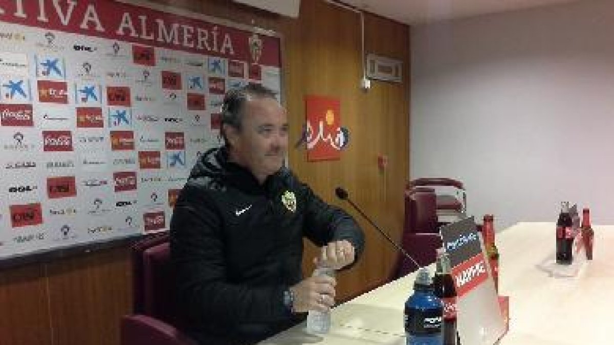 Juan Ignacio en rueda de prensa.