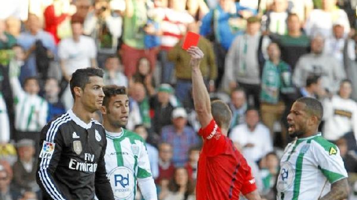 Cristiano no tuvo un buen día en Córdoba.
