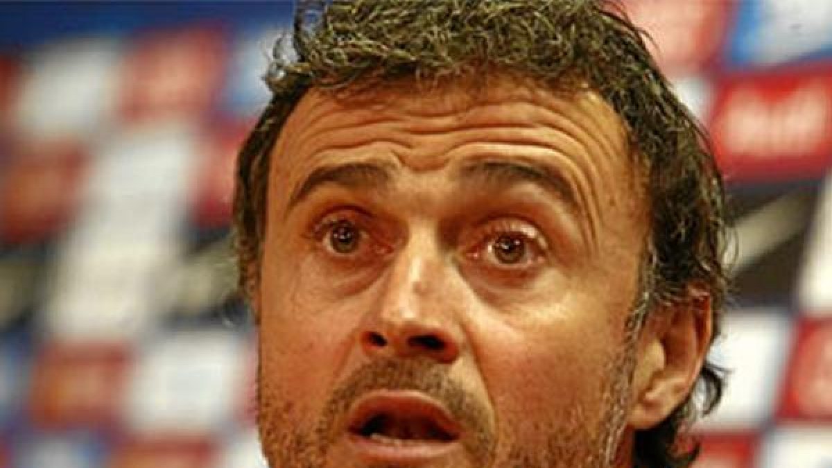 Luis Enrique tiene muy claro como afrontar el partido.