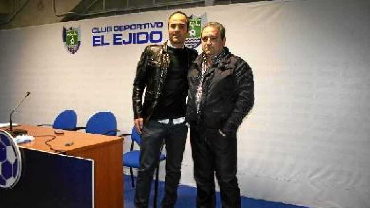 Jose Lirola con Vicente Puertas en los buenos tiempos.