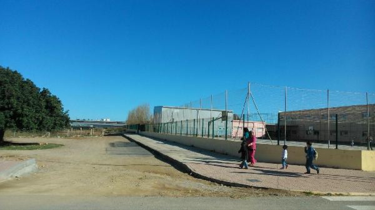 Descampado donde ocurrió el suceso el pasado sábado