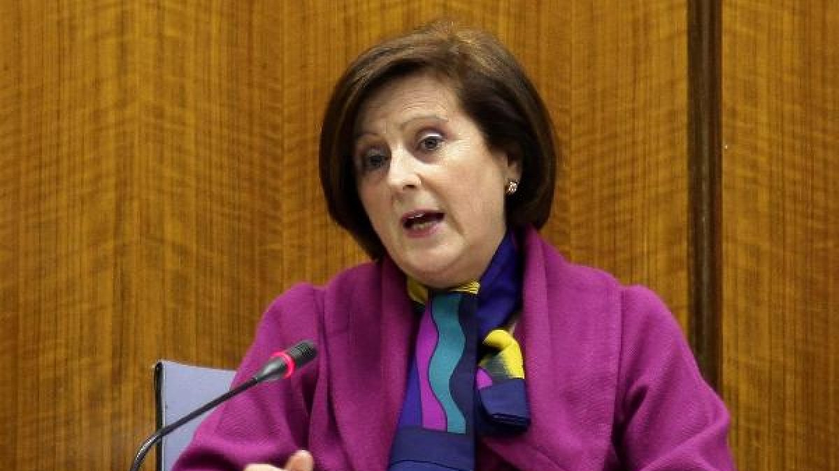 La consejera de Salud, María José Sánchez Rubio.