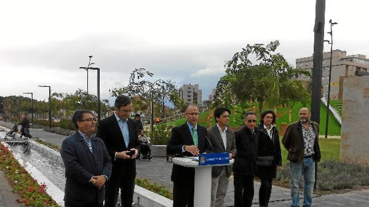 Acto inaugural parque de las Familias.