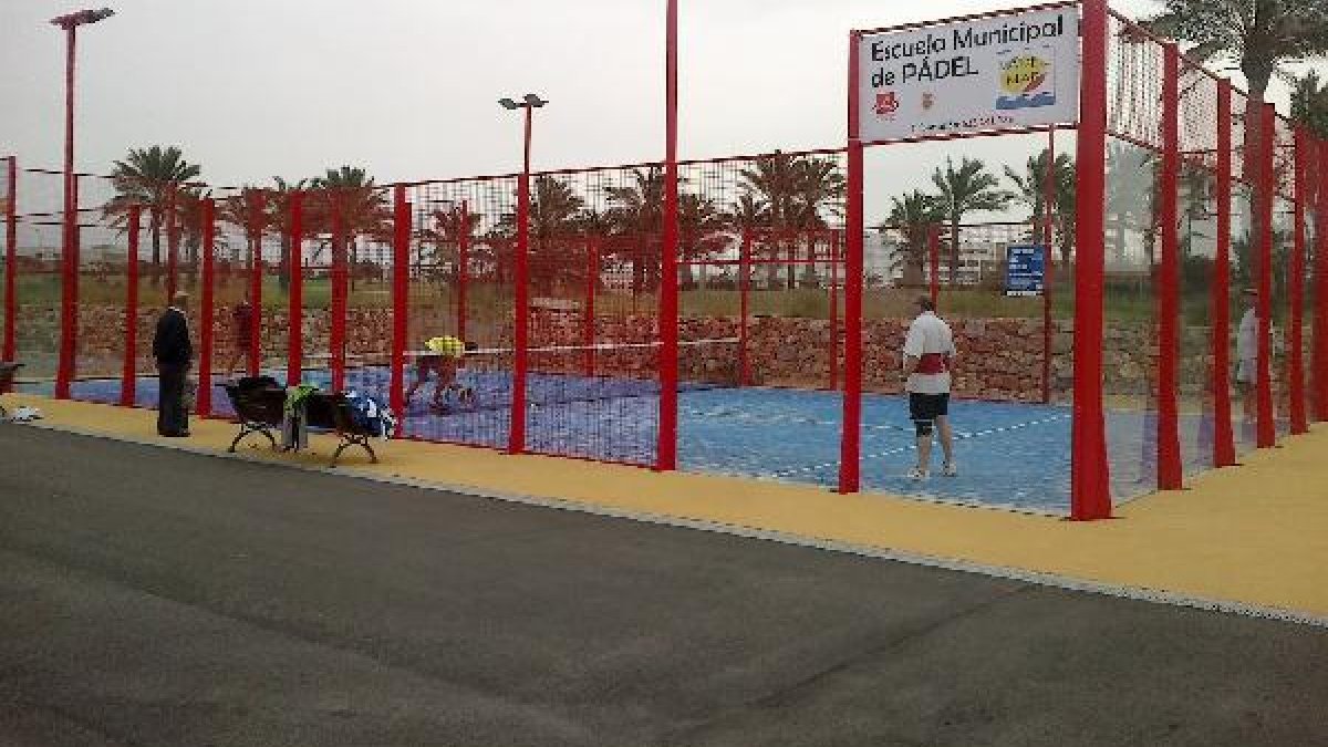 Pista de pádel.