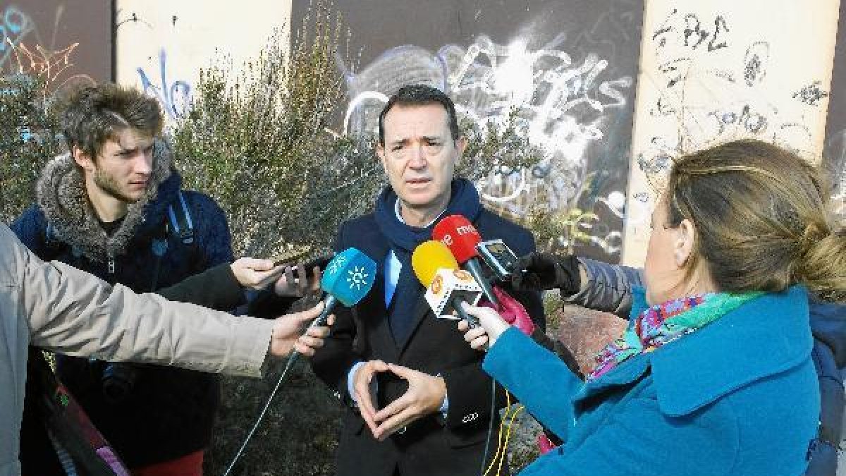 El candidato del PSOE a la Alcaldía, Juan Carlos Pérez Navas