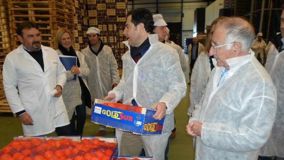 Moreno Bonilla ayer en Agrolevante