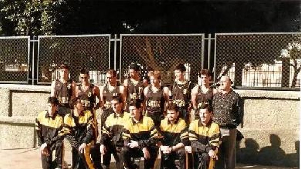 Chachi Benedicto en su etapa de entrenador en Almería.