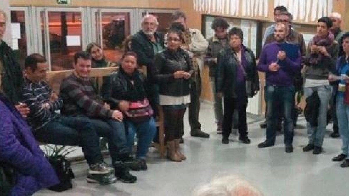 Asamblea de Ganemos celebrada el pasado noviembre.