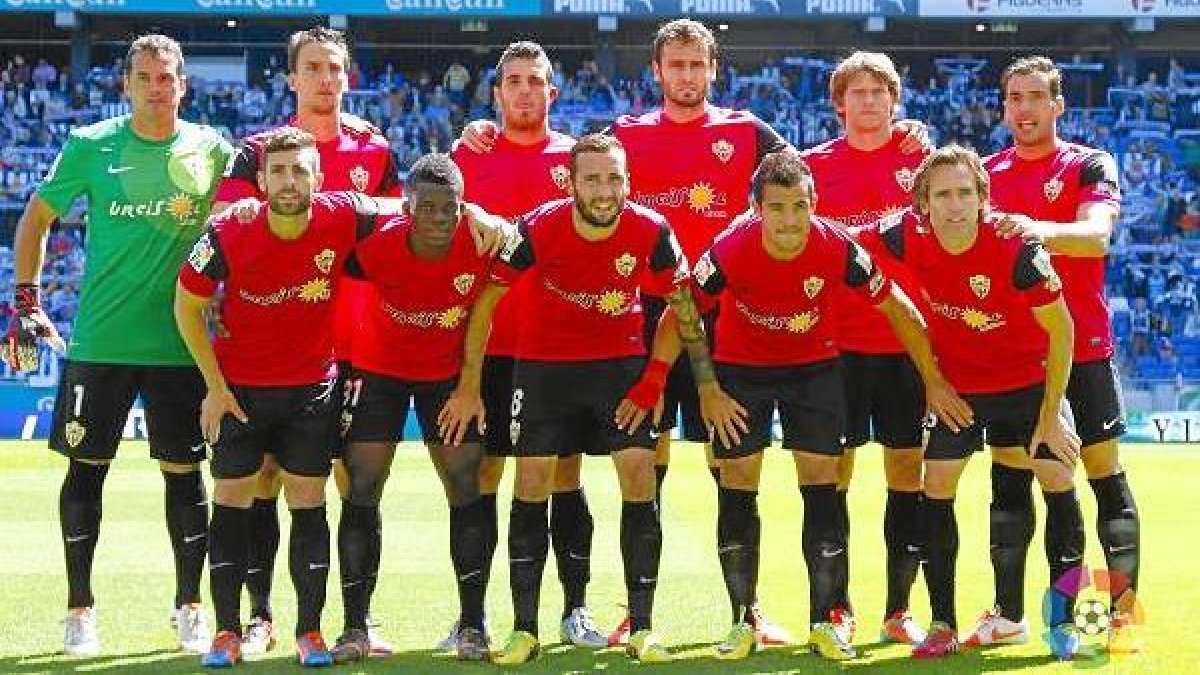 El Almería que ganó la pasada temporada en Cornellá-El Prat.