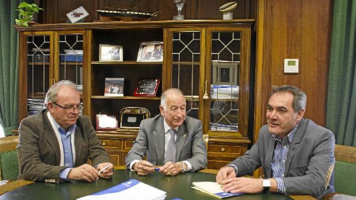 Bonilla, Amat y López en la Diputación de Almería.