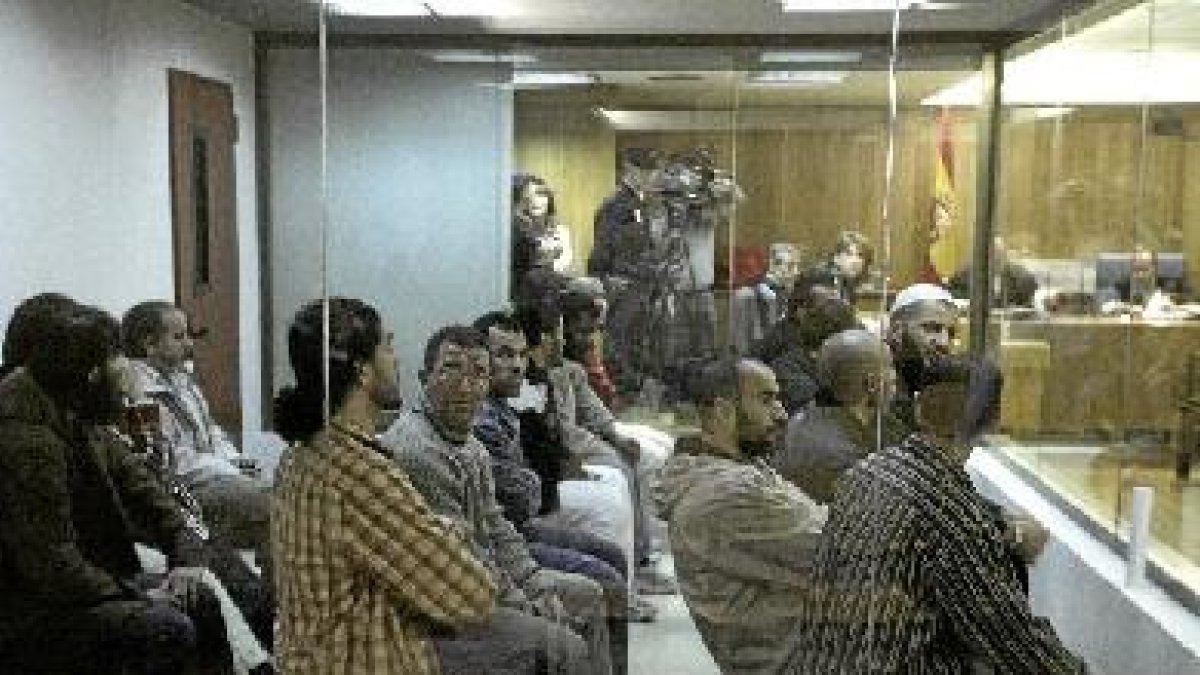 Imagen de una de las sesiones del juicio en la Audiencia Nacional.