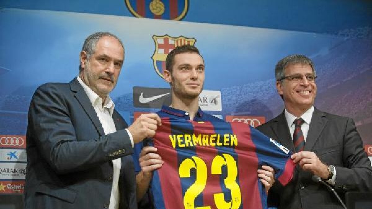 Zubizarreta en la presentación de su último refuerzo.