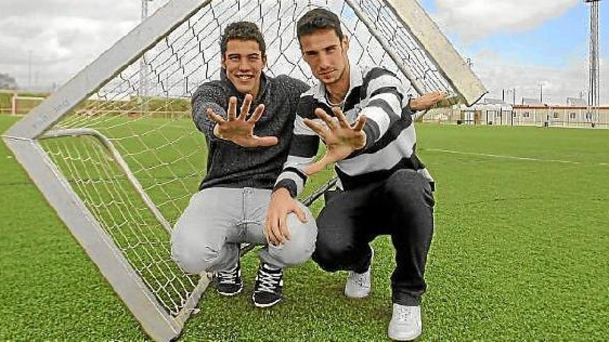 David Soria con Sergio Rico en la Ciudad Deportiva del Sevilla.