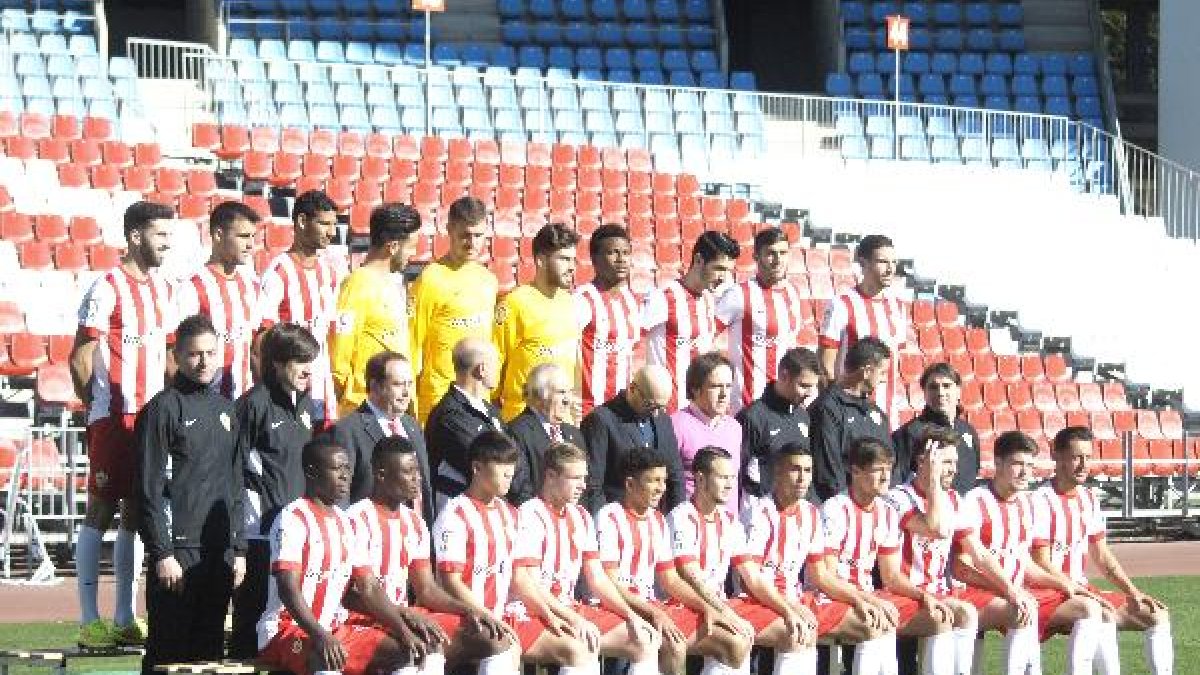 El Almería B 2014-2015.