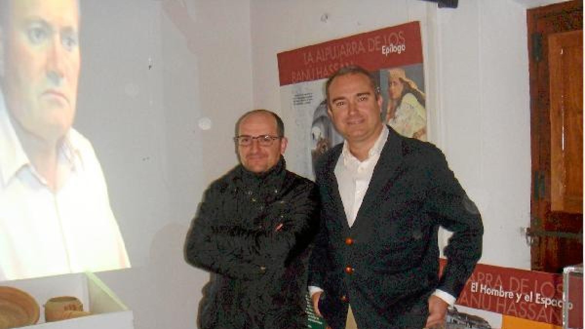 El alcalde, Francisco Álvares, y el diputado provincial Amós García.