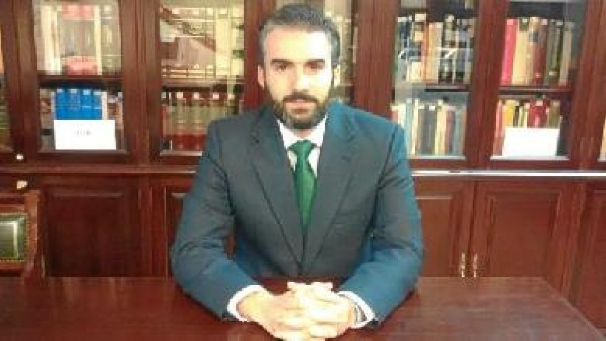 El abogado de la empresa demandada Construcciones Beni Hassim, David Romero.