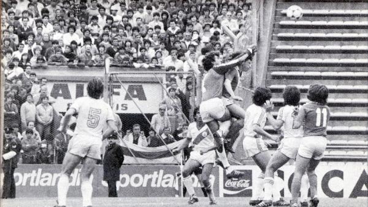 En un partido en Argentina con River.