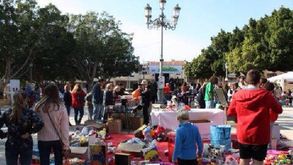 El mercadillo se celebró el pasado domingo.