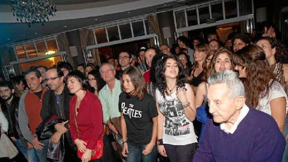 Juan Carrión, en la fiesta Beatles del año pasado.