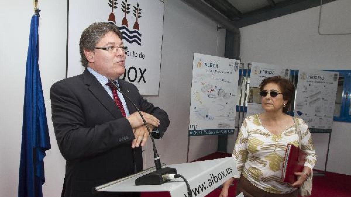 Rogelio Mena en un acto realizado en el municipio de Albox