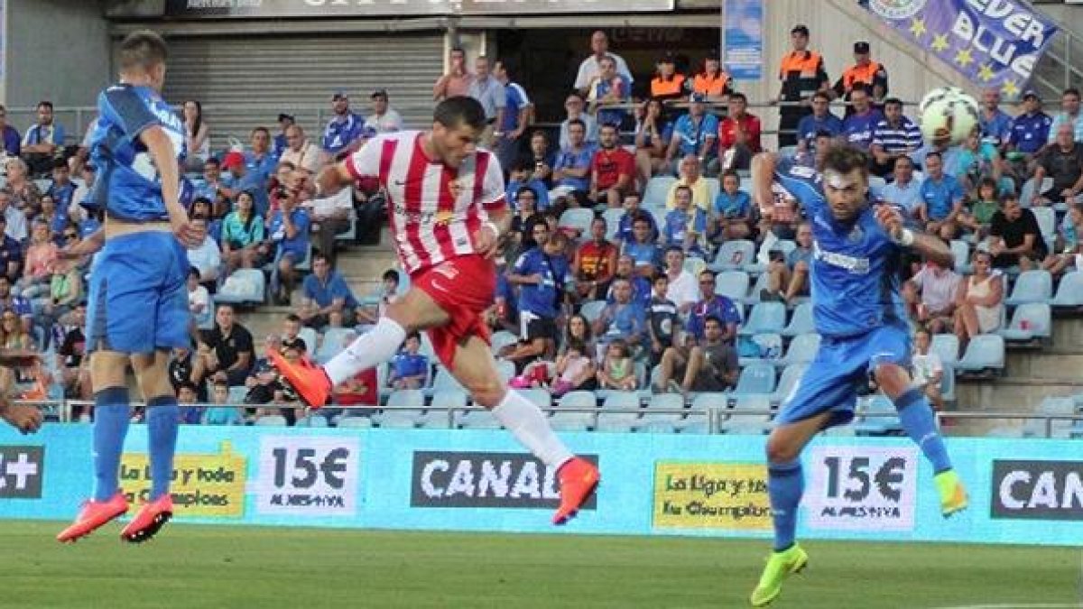 Tomer Hemed en el Getafe-Almería de Liga.