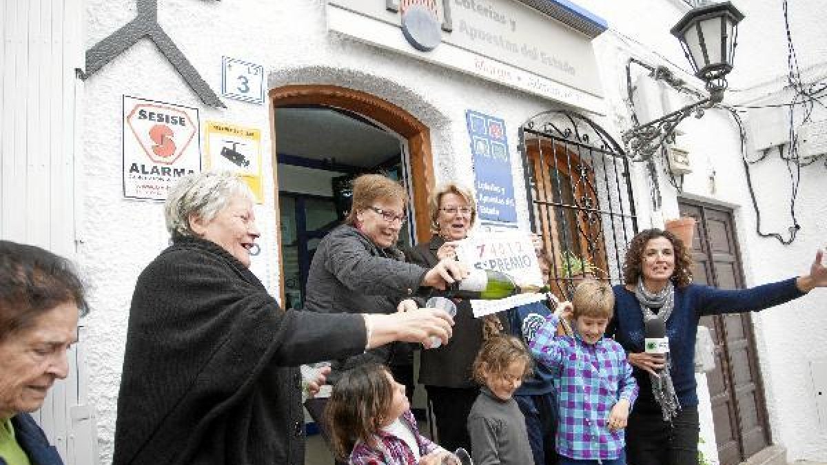 La Administración de Loterías de Plaza Nueva en Mojácar.