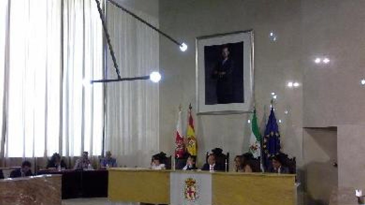 Pleno ayuntamiento de Almería.