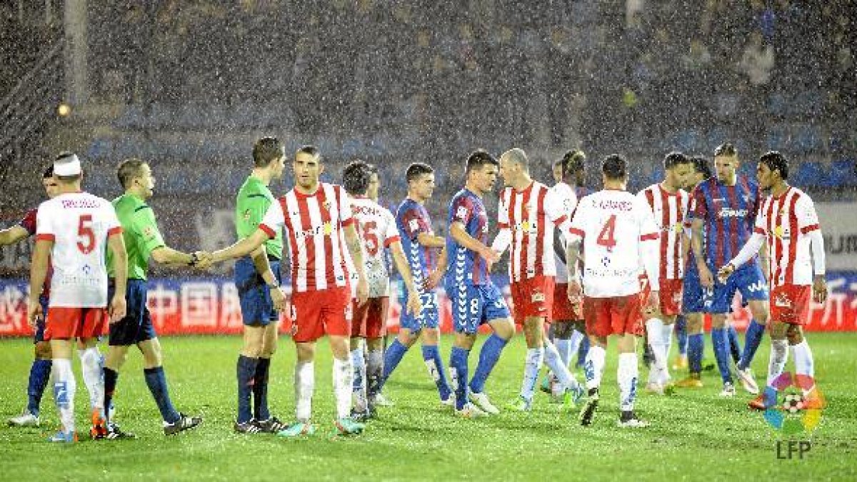 Imagen del final del partido.