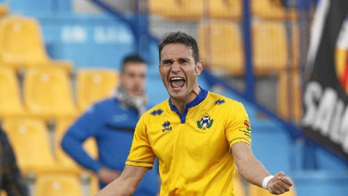 David Rodríguez sigue sumando goles con el Alcorcón.