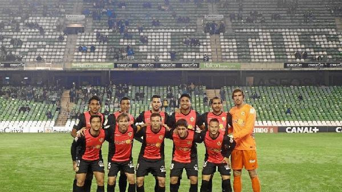 El once del Almería.