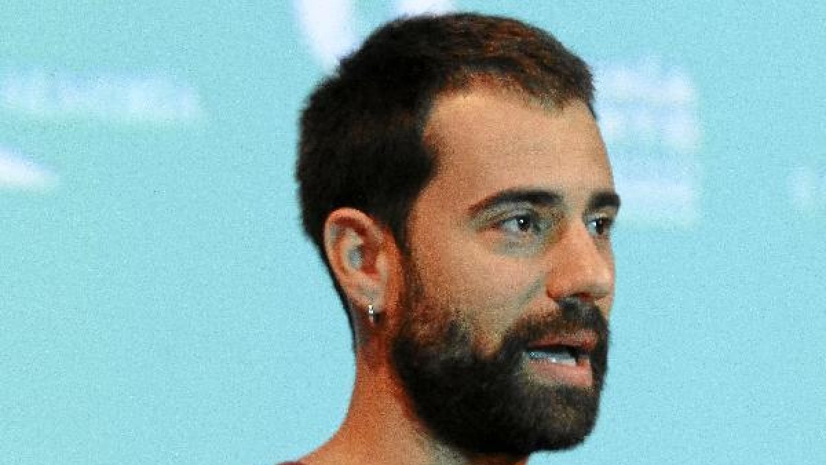 Pablo Miralles, en la presentación del cortometraje.